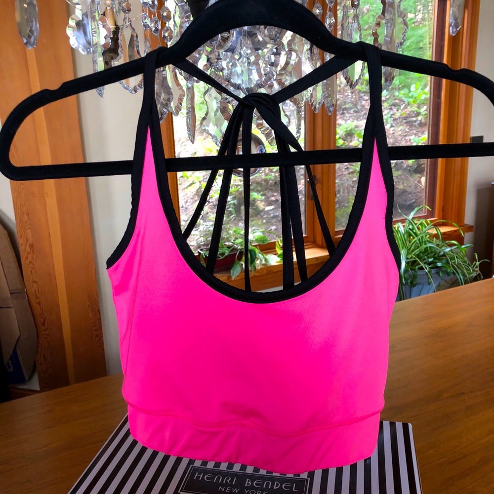 The “Warm-Up” athletic bra by Jessica Simpson